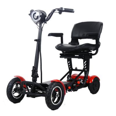 China Wholesale Unisex Electric Scooter Foldable 4 Wheel Adult Mobility Scooter For Elderly for sale