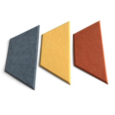 China Highly Effective Sound Absorption 3d Sound Proof Foam Acoustic Panels For Wall for sale