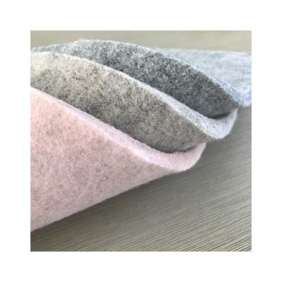 China Anti-pull 5mm 8mm 10mm needle punched polyester nonwoven felt thermoforming pet felt fabric for storage furniture for sale