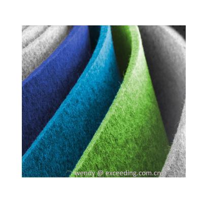 China Waterproof Recycled Polyester Felt Fabric In 1mm 2mm 5mm 10mm Thick for sale