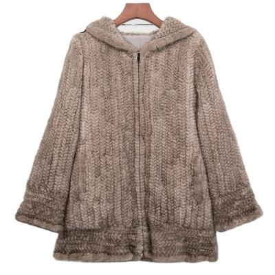 China CT7034 real fur coat women real mink fur coat jacket with hood real mink fur shawl poncho wraps 2017 for sale