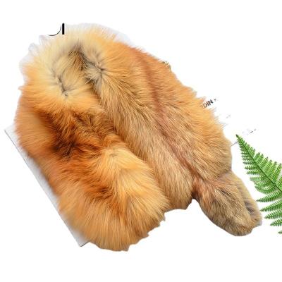 China Pudi SF804 women's real fox fur noble scarf 100 cm fashion 2018 brand new warm comfortable scarf for sale