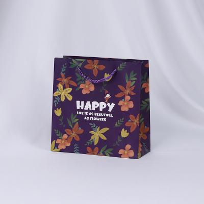 China Wholesale Custom Recyclable Luxury Paper Shopping Bag Colorful Paper Gift Bags With Your Logo for sale