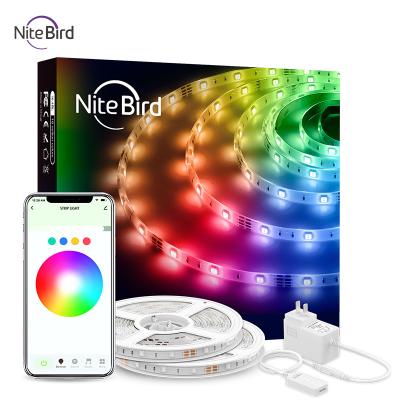 China Residential 5M WIFI Smart LED Strip Lights, LED Light Strip RGB Color Changing LED Lights Strip with Phone Remote, Sync to Music for sale