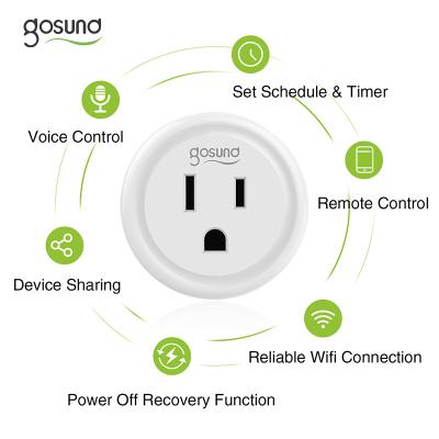 China Google Assitance Ordered Amazon Best Selling Wireless Smart Voice Control Alexa App Tuya Home System Smart Plug for sale