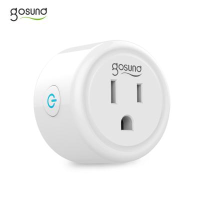 China Gosund USA 10A Tuya Commercial Standard Radio Google Control Smart Alexa Wifi Amazon Smart Plug Remote Home Works With Alexa for sale