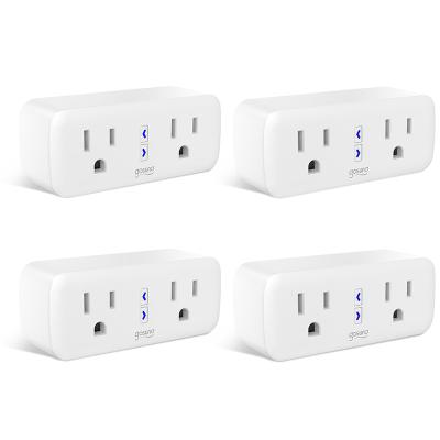 China Gosund Tuya 10A USA Commercial Standard by App Support Wifi and Voice Control 2 in 1 Smart Plug with FCC/ETL Certification for sale