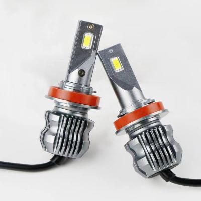 China Automobile Lamp Built in Fanless Cooling Universal Led Headlights 24w Auto Lighting System Mini Rohs Csp H11 Car Led Headlight USA GUA for sale