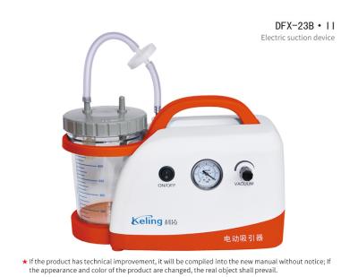 China DFX-23B·II ELECTRIC SUCTION MACHINE portable suction units  medical suction machine for sale