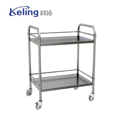 China KL-TC028 Stainless Steel Trolley Smooth Instrument Trolley Disassembly Structure for sale