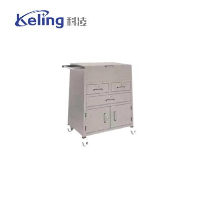 China KL-TC037 Stainless Steel Hospital Emergency Trolley 850mm ISO13485 for sale