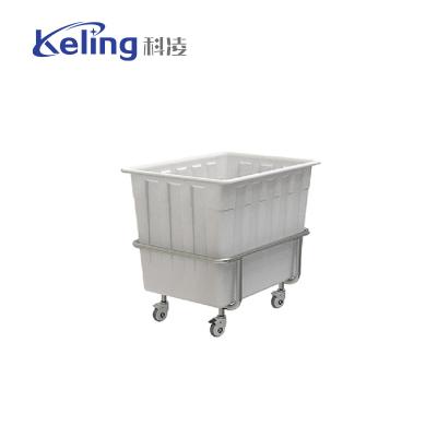 China KL-TC040 Stainless Wet Linen Trolley 600mm For Hospitals for sale