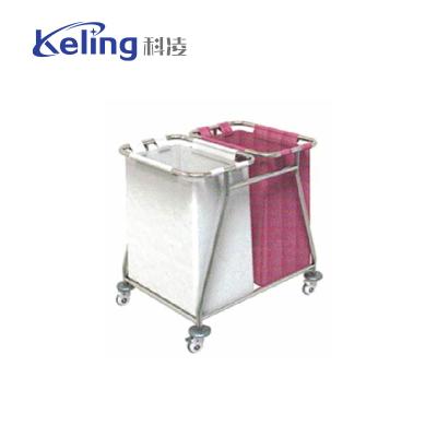 China AISI Stainless Laundry Basket Trolley Hot Rolled 600MM Width for sale