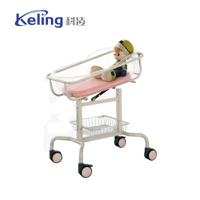 China High quality movable ABS Plastic New Born Baby Bed Infants Hydraulic Baby Cot for Hospital use for sale