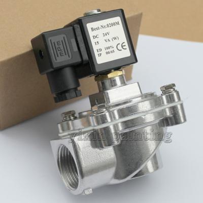 China Right Angle Type Electromagnetic Solenoid Valve AC 220 V DC 24 V Long Life Span for sale