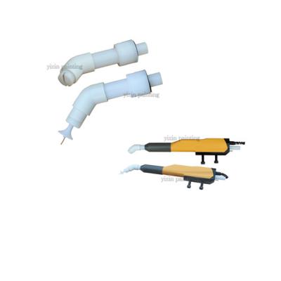 China Electrode Seat 45° Spray Machine Parts Elbow Gun Discharge Needle Plastic Material for sale