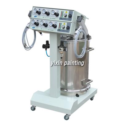 China Double Head Electrostatic Powder Coating System / Powder Coating Equipment Portable for sale