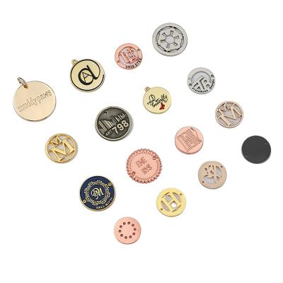 China Durable Zinc Alloy Jewelry Tag Metal Tag For Jewelry Size Tag Custom Metal Tag for sale