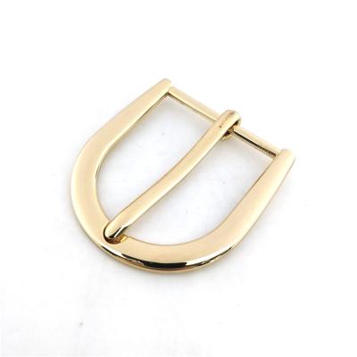 China Shiny Eco-friendly Gold Pin Buckles Classic Belt Buckle China Zinc Alloy Metal Manufacturer for sale