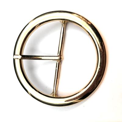 China New Design Vintage Women's Light Durable Glide Golden Tri Cute Custom Belt Buckle Logo For Feminine Belt Party Ladies for sale