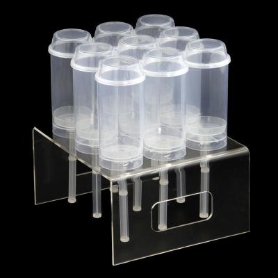 China Dropshipping Viable Pudding Push Pops Cake Pop Roller Cake Pop Box Clear Plastic Cake Push Pop Tube for sale