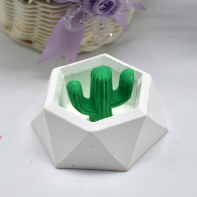 China Viable Flower Pot Shape Silicone Mold With Diamond Cut For Dessert Bake for sale