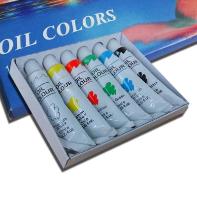 China Professional Artist Durable Art Set 6/12/18/24 Color Oil Paint Performance Paint Colors 12ml for sale