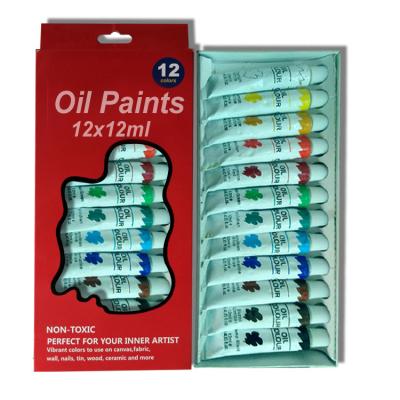 China Durable Performance 12ml Studio Grade OEM Factory Price Artist Oil Paints Colors For Arts for sale