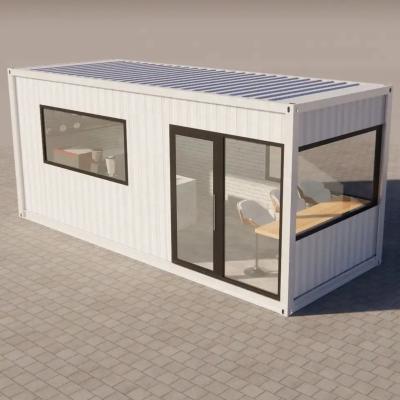 China Contemporary Pre Fabricated Houses  Modern Perfab Homes Shipping Container Homes 40 Ft Luxury for sale