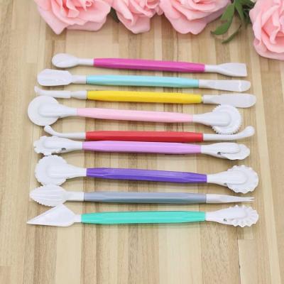 China New Viable Plastic 14pcs PP Food Grade Fondant Cake Decorating Tool Kit Carving Modeling Tools for sale