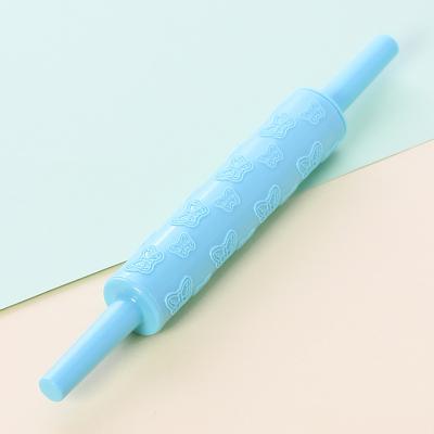 China Custom Embossed Pins Viable Roti Rolling Pin Function for sale