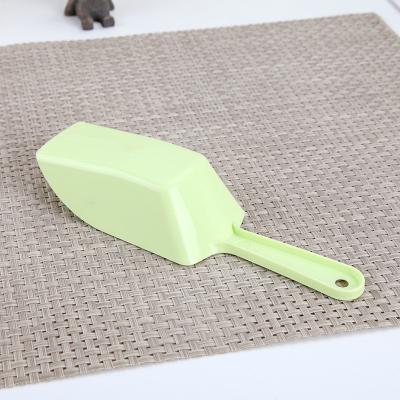 China Sustainable plastic scoop of ice cream and multi-functional shovel with flat bottom for sale