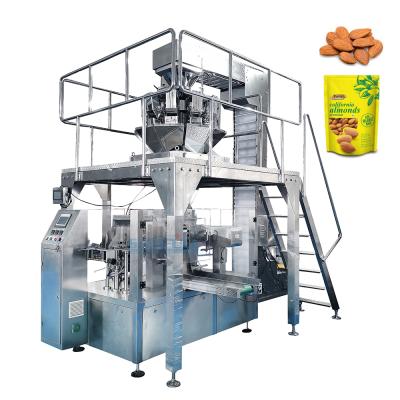 China Automatic doypack nuts filling nut packing machine nuts almond beans food sachet packing machine for sale