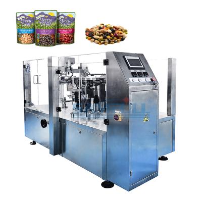 China Automatic food pellet packaging machine doypack bag nut packing machine beans packing machine for sale