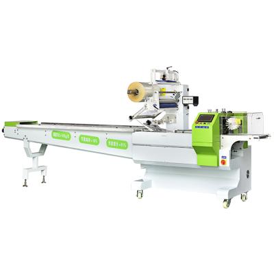 China Automatic Food Samfull Roll Cake Bread Flow Packing Machine Pillow Packing Machine for sale