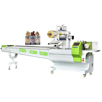 China Automatic Horizontal Food Grade Snacks Wrapper And Machine Biscuit Biscuit Sealing Packing Machine for sale