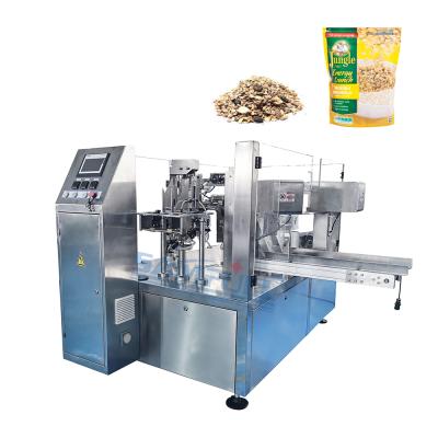 China Automatic food doypack pouch packing machine muesli cereal oatmeal packing machine for sale