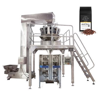 China Full Automatic Vertical Coffee Bean Packing Machine Food Coffee Granule Weighting Packaging Machine for sale