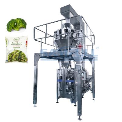 China Automatic Vertical Packing Machine Frozen Food Products Multi Head Broccoli Packing Machine for sale