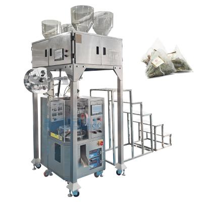 China Small Food Automatic Tea Bag Machine Nylon Tea Bag Packaging Machine Triangle Tea Bag Filling Machine for sale