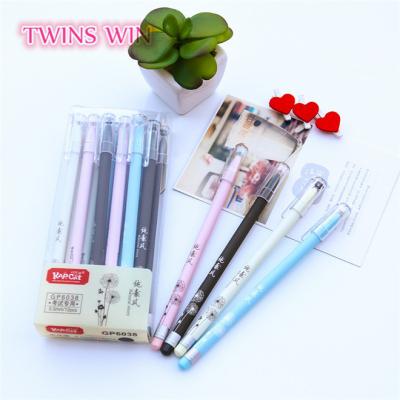 China Wholesale Popular High Quality Normal Promotional Korean Cute Fancy Stationery Gel Pen Ink Erasable Pens With Logo for sale