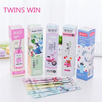 China Normal Best Selling In Europe 2020 New Cute School And Office Use Stationery For Girl Cartoon Ink Gel Funny Scented Mini Pen Set 018 for sale