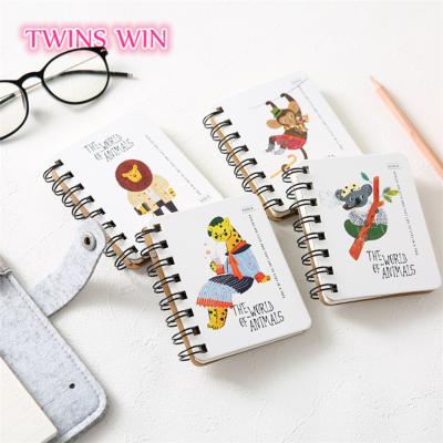 China Korean Creative Portable Stationary Pocket Stationary Mini Style Items Mini Items Spiral Notebook for sale