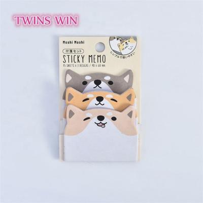 China Creative self-adhesive modern style creative sticky notes, Kawaii painting sticky notes sticky notes stickers for sale