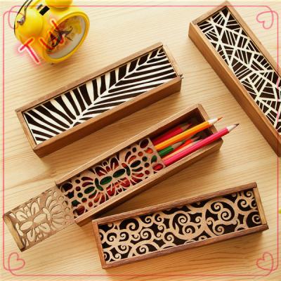 China 2016& Top Sale 2017 galley& cute novelty school pen cases fancy personalized fancy stationery wooden pen boxes wholesale,hotsale nice wooden pen box for sale