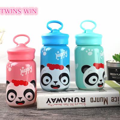 China Cute Viable Cartoon Bear Water Glass 350ML Kids Like Milk Water Bottle Popular Glass Bottle Water CUP1595 for sale