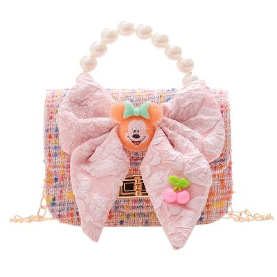 China 2021 New Cartoon Bag Chain Princess Wallet Korean Kids Girls Accessories Lightweight Cute Cross-body Bag Fashion Small Bag for sale