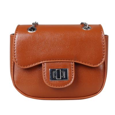 China Fashionable wholesale Korean version of the new girls' bags children's retro cross the fashion square parent-child bag small single shoulder bag for sale