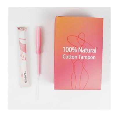 China Breathable Tampons With Applicator Kid Tampons Private Label Soft Organic Cotton Tampon for sale