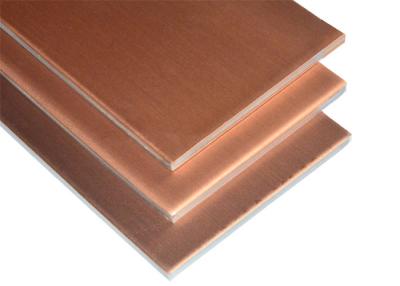 China Multipurpose Copper Clad Steel Sheet , Copper Clad Laminate Sheet High Elongation for sale